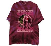 Janis Joplin T Shirt Rosa Shades Logo Nue offiziell Unisex Tie Dye Purple L