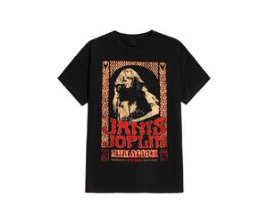 Janis Joplin - Vintage Poster - T-Shirt - Schwarz - XL - 100% Baumwolle Schwarz XL