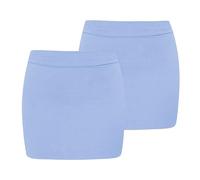janisramone® Figurbetonter Minirock für Damen, 2 Stück, einfarbig, hohe Taille, Sommerröcke für Damen, dehnbarer Mikro-Bleistiftrock, stilvolle Damen-Partykleidung, elegante Freizeitkleidung
