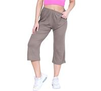 Janisramone Frauen Damen Neu Plain Breit Bein Culottes 3/4 Länge Kurz Trouser Beiläufig Sommer Palazzo Hosen