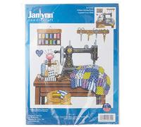 Janlynn Kreuzstich Stickpackung Antike Nähstube, Zählmuster