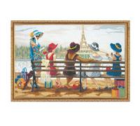 Janlynn Kreuzstich Stickpackung Damenausflug, Zählmuster