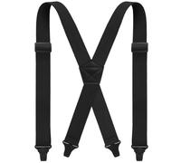 Janmercy Versteckter Hosenträger für Herren, mit X-Rücken | 3,8 cm breit, unsichtbar, X-Rücken, versteckter Hosenträger zum Anklipsen, niedriges Profil, Unterhemd, Arbeits-Hosenträger