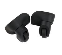 Janmobrian Kofferrollen Ersatzrollen, Koffer Rollen Ersatz 3 Paar Ersatz-Gepäckräder for Koffer, leise, Spinner-Rollen, A08, Gummiräder, Trolley-Zubehör(Black Small)