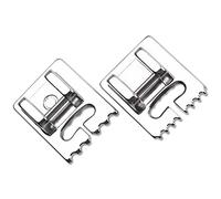 Janome Biesenfuß-Set 5/7 Rillen - Zwillingsnadelabstand 2,0/2,5 mm - Kunststoff - A, B, C, D, E, F