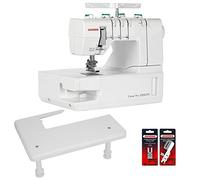 JANOME Cover Pro 2000CPX inkl. Anschiebetisch und 2 Nähfüße