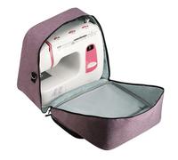 Janome Nähmaschinen-Tragetasche, kompatible Organizer-Tasche, langlebiger Staubschutz für Standardmaschinen, leichter Reise-Aufbewahrungsbehälter für Brother-Ausrüstung, Janome, violett, 8*36*29cm