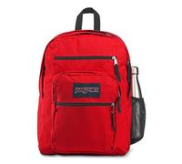 JANSPORT BIG STUDENT Großer Rucksack, 15 Inch Laptop Laptopfach, Rot Tape (Rot)