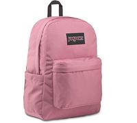 JanSport SuperBreak Plus Laptop-Rucksack im Blackberry Mousse - 15" Innentasche - Front-Veranstalter & Side Wasser Bottle Pocket - Gepolsterte Riemen - 25L