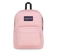 JanSport SuperBreak Rucksack - Schulrucksack Reise oder Arbeit Büchertasche mit Wasserflasche Tasche Misty Rose