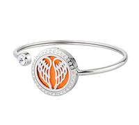 JAOYU Ätherische Öle Armband für Frauen Aromatherapie Diffusor Tier Schmuck Edelstahl Schwimmdock Bezaubert Medaillon - Teen Mädchen Geschenke