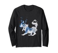 Japanese Aesthetic Tiger Tokyo Japan Manga Anime Asian 80's Langarmshirt