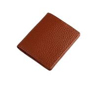 Japanische einfarbige Mini-Geldbörse, Mini-Münzgeldbörse, weiches Leder, kleine Münztasche, camel, Niedlich