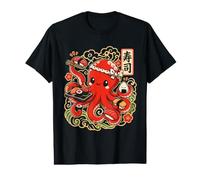 Japanischer Kawaii Oktopus Sushi Herren Damen Preisgünstiges Grafik-T-Shirt
