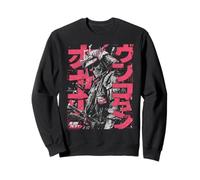 Japanisches Streetwear Samurai Skelett Cyberpunk Y2K Anime Sweatshirt