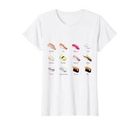 Japanisches Sushi-Menü. Preisgünstiges Grafik-T-Shirt
