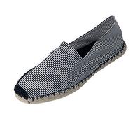 Japanwelt Espadrilles Classic Stripes Canvas Damen und Herren Sommerlatschen Streifen Muster viele Farben Größe 37