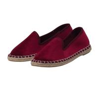 Japanwelt Espadrilles Espadrilles Samtschuhe Pantoffeln Slipper Sommerlatschen Ballerinas Rot 36