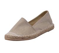 Japanwelt Espadrilles für Damen & Herren I Luftig - Espandrillos Espadrille Espandrilles Slipper Loafer Sommer Latschen Stoffschuhe Sommerschuhe Spanisch Plateau Mokassin Moccasins Schlüpfschuhe