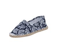 Japanwelt Espadrilles für Damen & Herren I Paisley - Espandrillos Espadrille Espandrilles Sommer-Latschen Stoffschuhe Sommerschuhe Leinenschuhe Spanisch Plateau Mokassin Schlüpfschuhe Damenschuhe