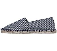 Japanwelt Espadrilles für Damen & Herren I Stripes - Sommerlatschen Latschen Sommer Slipper Sommerschuhe Freizeitschuhe Flache-Schuhe Leinenschuhe Canvas Damen-Slip-On Unisex, atmungsaktiv & bequem