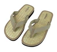 Japanwelt Les Tongs Zimtlatschen Y-Basic Beige - gesunde Zimtsandalen mit Zimtsohlen aus Vietnam - Unisex Größe 35/36 EU