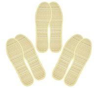 Japanwelt Les Tongs Zimtsohlen I mit 100% natürlichem Zimt, Einlegesohlen-Zimt Schuhsohlen, gegen Schweißgeruch Schweißfüße Anti-Schweiß, Schuh-Einlagen für Damen & Herren - 3er Set, Seegras