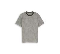 Tom Tailor - Jacquard T-Shirt mit Muster green leaf jacquard design - Gr. - M