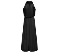 JASAMBAC Damen 2023 Satinkleid Neckholder, Elegantes, ärmelloses, fließendes Cocktailparty Maxikleid