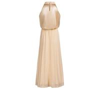 JASAMBAC Damen 2023 Satinkleid Neckholder, Elegantes, ärmelloses, fließendes Cocktailparty Maxikleid