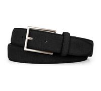 JasGood Wildleder Gürtel für Herren Business Ledergürtel 33mm Breit Freizeitgürtel Formelle Anzuggürtel Herrengürtel für Männer Jeans Hosen,Schwarz,130cm