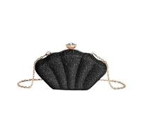 Javoryxh Ketten Umhängetasche Glitzernde Kleine Clutch Damen Abend/Hochzeitshandtasche Abnehmbare Umhängetaschen Für Taschen Für Trendige Umschlag Armband Clutch Mit Riemen