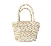 Javoryxh Strohtaschen Für Frauen Und Mädchen Eimertasche Mit Griffen Reise Strandtasche Geldbörsen Und Handtaschen Kleine Strohtaschen Für Frauen Urlaub