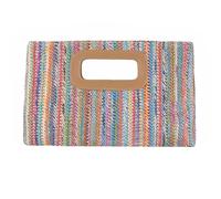 Javoryxh Top Stroh Clutches Handtaschen Frauen Abend Clutches Geldbörse Handtasche Schulter Umhängetasche Strand Tasche Clutch Geldbörse Für Frauen