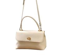 Javoryxh Vielseitige Damen Umhängetasche Aus PU Leder Mit Klappe Einfache Einfarbige Umhängetasche Mit Verstellbarem Riemen An Der Oberseite Damenhandtasche