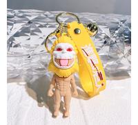 (Jaw Titan) Schlüsselanhänger „Attack On Titan“ zum Sammeln mit hochwertigem Silikondesign von Eren