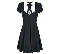 Jawbreaker In A Mood Tie Neck Dress Frauen Kurzes Kleid schwarz/weiß S