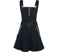 Jawbreaker Love Me Right Dungeree Style Dress Kurzes Kleid schwarz in L