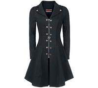 Jawbreaker Lovely Coat Frauen Kurzmantel schwarz L 50% Baumwolle, 45% Polyester, 5% Elasthan Gothic