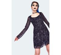 Jawbreaker - Night Forest Long Sleeve Black - Kleid - Schwarz - XS - 95% Polyester, 5% Elastan,Synthetik Schwarz XS