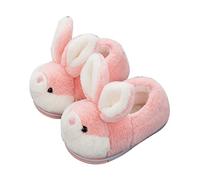 JAWSEU Damen Mädchen Häschen Hausschuhe Tier Hausschuhe Home Warme Hausschuhe, Komfortabel Pelzige Hausschuhe Weich Plüsch Wintersaison Home Warm Hausschuhe