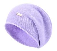 jaxmonoy Cashmere Slouchy Knit Beanie Hat for Women Winter Soft Warm Ladies Wool Knitted Skull Beanies Cap