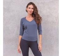 Jaya Organics 3/4 Shirt Chantal - Bluegrey L