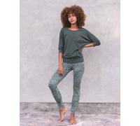 Jaya Organics Leggings Susan Animal - Aqua L