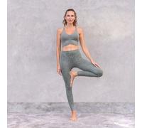 Jaya SUSAN ANIMAL - High-Rise Leggings mit Allover-Animal-Print agave/grün L