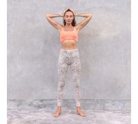 Jaya SUSAN ANIMAL - High-Rise Leggings mit Allover-Animal-Print cremegrey S