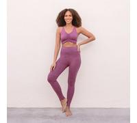 Jaya SUSAN ANIMAL - High-Rise Leggings mit Allover-Animal-Print mauve/rosa M