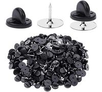 Jazuaiao 100 Paar Krawattennadeln, Anstecknadeln aus PVC | PVC Nadelrücken, Clutch Rückseite, einzigartiges für Anstecknadeln; Pin Cap Ersatz
