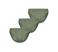 Jazz-Pants Slips AMMANN "3er Pack Jazz Pants Day Classic / Jeans Feinripp", Damen, Gr. 6, grün (forst), Obermaterial: 75% Baumwolle CO. 25% Polyester PES., Unterhosen (60631919-6) forst