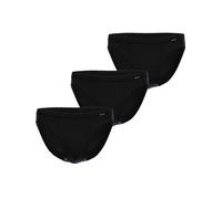 Jazz-Pants Slips AMMANN "3er Pack Jazz Pants Day Classic / Jeans Feinripp", Damen, Gr. 8, grau (anthrazit), Obermaterial: 75% Baumwolle CO. 25% Polyester PES., Unterhosen (16155926-8) anthrazit